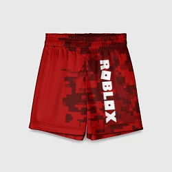 Детские шорты ROBLOX: Red Camo