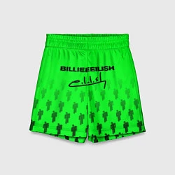 Детские шорты Billie Eilish: Green Autograph