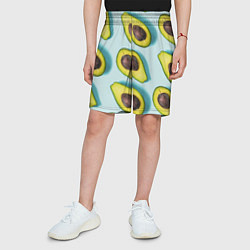 Шорты детские АВОКАДО, цвет: 3D-принт — фото 2