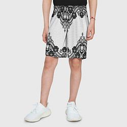 Шорты детские Кружева, цвет: 3D-принт — фото 2