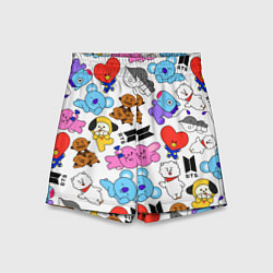 Шорты детские BTS BT21, цвет: 3D-принт