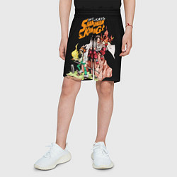 Шорты детские Шаман Кинг Ремейк аниме, цвет: 3D-принт — фото 2