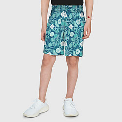 Шорты детские Скаты и медузы, цвет: 3D-принт — фото 2
