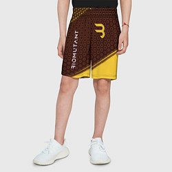 Шорты детские Биомутант - Краска, цвет: 3D-принт — фото 2