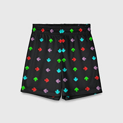Шорты детские Friday night funky arrows, цвет: 3D-принт