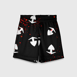Шорты детские Плащ Хяккимару, цвет: 3D-принт