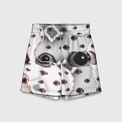 Шорты детские Они наблюдают за тобой, цвет: 3D-принт