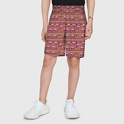 Шорты детские Детский узор, цвет: 3D-принт — фото 2