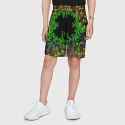 Шорты детские Четырехлистный Клевер, цвет: 3D-принт — фото 2