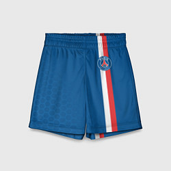 Шорты детские PSG SPORT STRIPES UNIFORM, цвет: 3D-принт