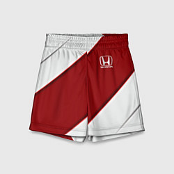 Шорты детские Honda - Red sport, цвет: 3D-принт