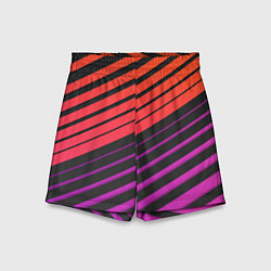 Детские шорты Линии градиентGradient Polygon Lines