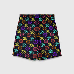 Шорты детские Мантра - ОМ, цвет: 3D-принт