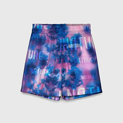 Детские шорты Nature - надписи