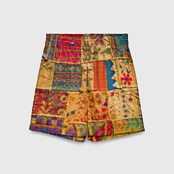 Детские шорты Пэчворк Лоскутное одеяло Patchwork Quilt