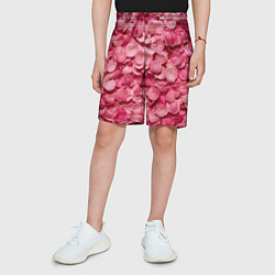 Шорты детские Лепестки прекрасных роз, цвет: 3D-принт — фото 2