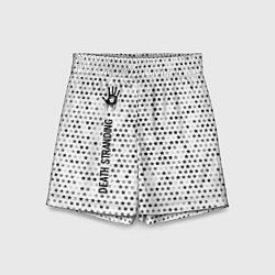 Шорты детские Death Stranding glitch на светлом фоне: по-вертика, цвет: 3D-принт