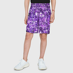 Шорты детские Битые стекляшки, цвет: 3D-принт — фото 2