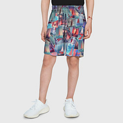 Шорты детские Корабли с алыми парусами: арт нейросети, цвет: 3D-принт — фото 2