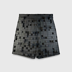 Шорты детские Digital pixel black, цвет: 3D-принт