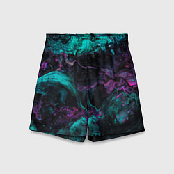 Шорты детские Помехи квантового мира, цвет: 3D-принт