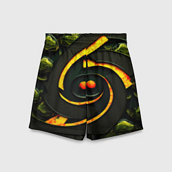 Шорты детские Круговорот текстур, цвет: 3D-принт