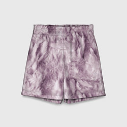 Шорты детские Текстура розовый пушок, цвет: 3D-принт