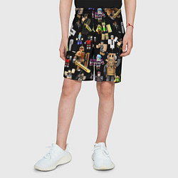 Шорты детские Роблокс и его персонажи, цвет: 3D-принт — фото 2