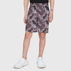 Шорты детские Этнический комбинированный узор, цвет: 3D-принт — фото 2