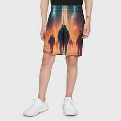 Шорты детские На районе, цвет: 3D-принт — фото 2