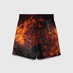 Шорты детские Огонь и искры, цвет: 3D-принт