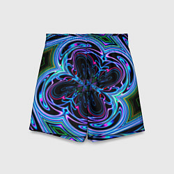 Шорты детские Абстракция neon, цвет: 3D-принт