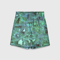 Шорты детские Кибертехно, цвет: 3D-принт