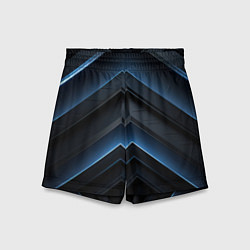 Шорты детские Синий мир абстракции, цвет: 3D-принт