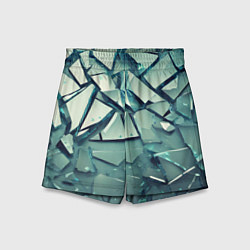 Шорты детские Битое стекло текстура, цвет: 3D-принт