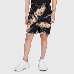 Шорты детские Абстракция шёлк, цвет: 3D-принт — фото 2