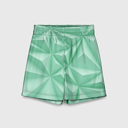 Шорты детские Объемные пирамидки, цвет: 3D-принт