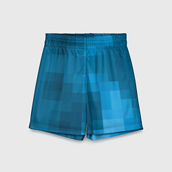 Детские шорты Minecraft water cubes