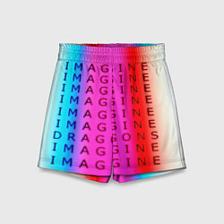 Шорты детские Imagine Dragons neon rock, цвет: 3D-принт