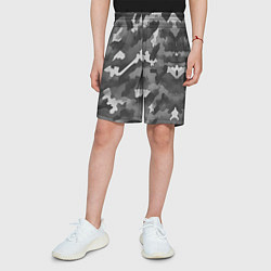 Шорты детские Городской камуфляж внутренних войск, цвет: 3D-принт — фото 2