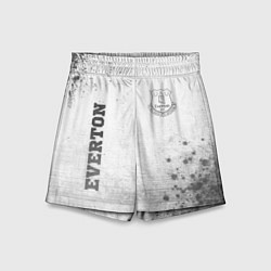 Шорты детские Everton - white gradient вертикально, цвет: 3D-принт