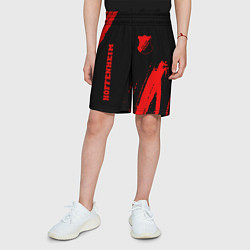 Шорты детские Hoffenheim - red gradient вертикально, цвет: 3D-принт — фото 2