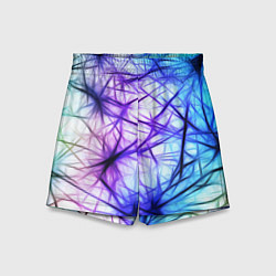 Шорты детские Неоновые нервы, цвет: 3D-принт