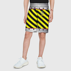 Шорты детские Opel линии, цвет: 3D-принт — фото 2