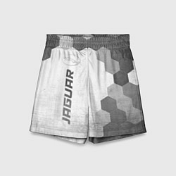 Шорты детские Jaguar - white gradient по-вертикали, цвет: 3D-принт