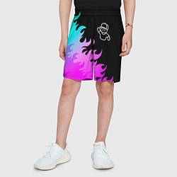 Шорты детские Stumble Guys взрыв частиц, цвет: 3D-принт — фото 2