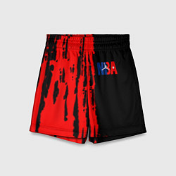 Детские шорты NBA краски