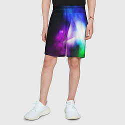 Шорты детские Космос геометрия, цвет: 3D-принт — фото 2
