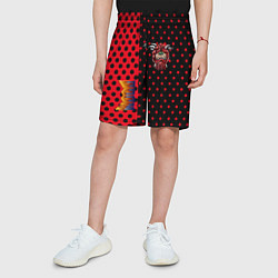 Шорты детские Doom pattern steell, цвет: 3D-принт — фото 2