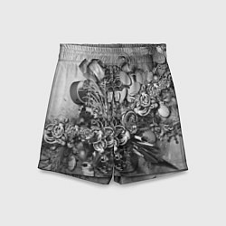 Шорты детские Абстракция оптический узор, цвет: 3D-принт